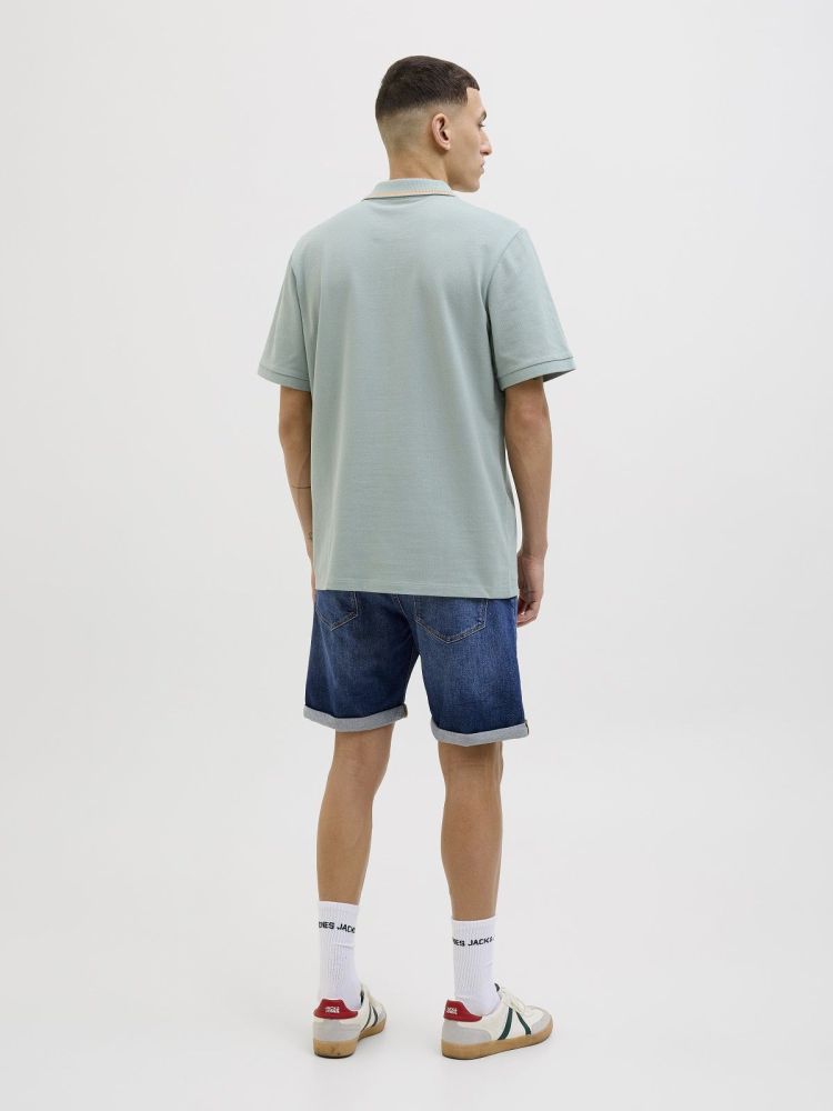 Jack & Jones Short Blauw heren (RICK EVAN SHORTS AM 408 - 12280910.BLUEDENIM) - GL Sport (Sluis)