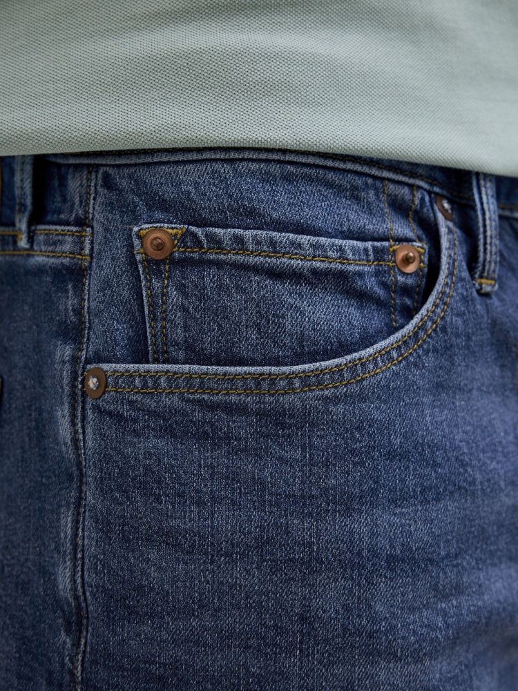 Jack & Jones Short Blauw heren (RICK EVAN SHORTS AM 408 - 12280910.BLUEDENIM) - GL Sport (Sluis)