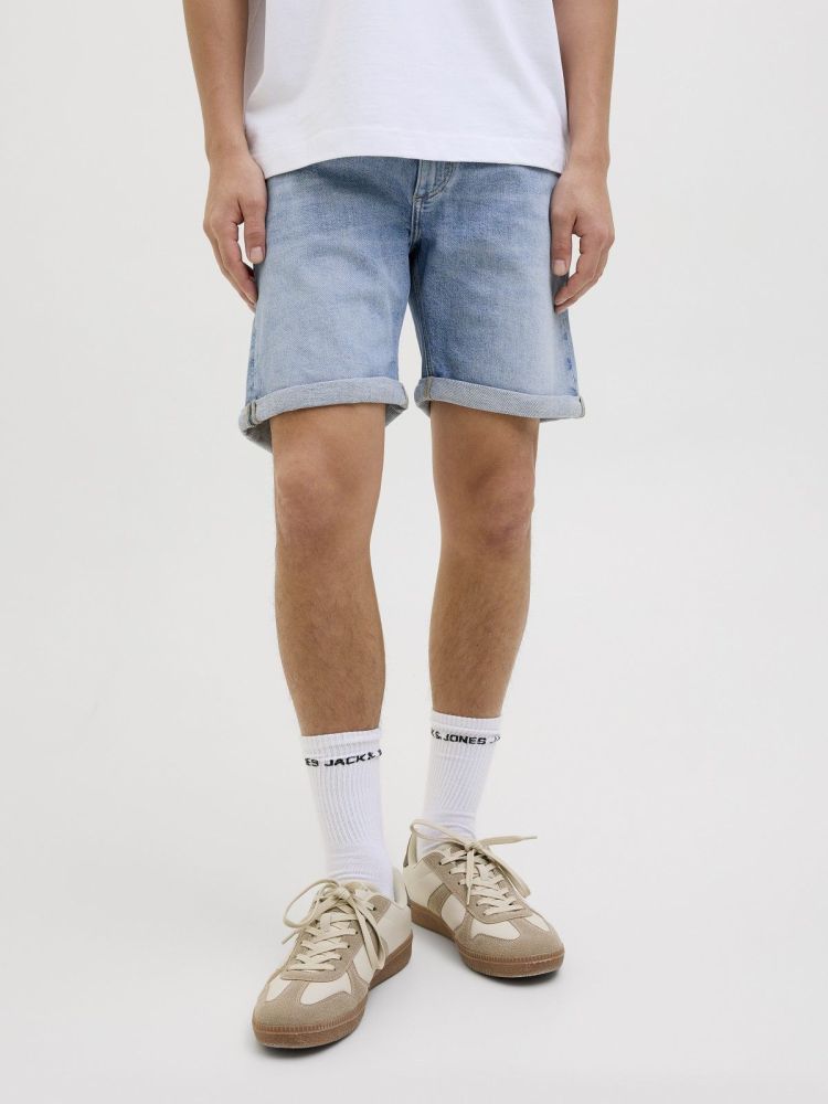 Jack & Jones Short Lichtblauw heren (RICK EVAN SHORTS AM 412 - 12280930.BLUEDENIM) - GL Sport (Sluis)