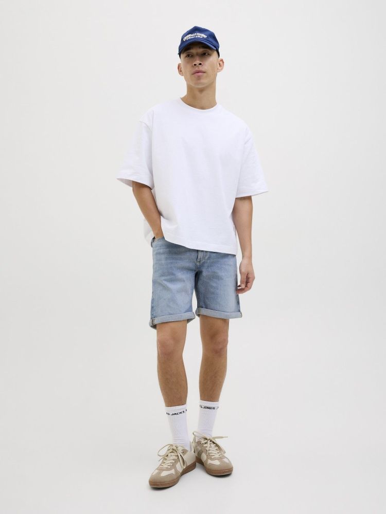 Jack & Jones Short Lichtblauw heren (RICK EVAN SHORTS AM 412 - 12280930.BLUEDENIM) - GL Sport (Sluis)
