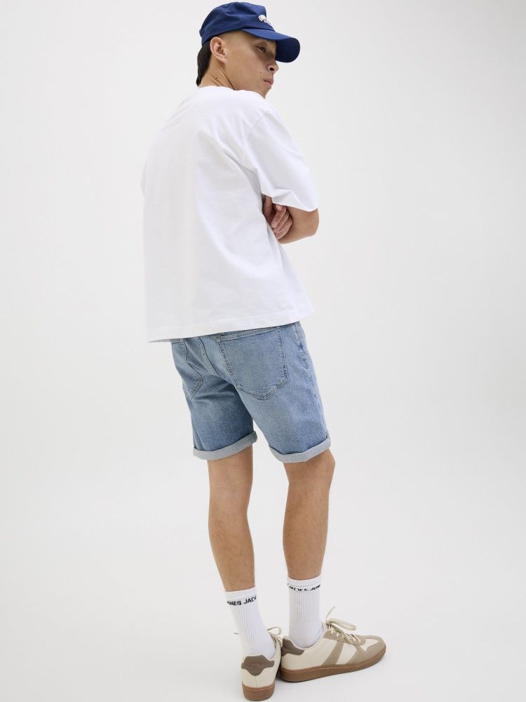 Jack & Jones Short Lichtblauw heren (RICK EVAN SHORTS AM 412 - 12280930.BLUEDENIM) - GL Sport (Sluis)