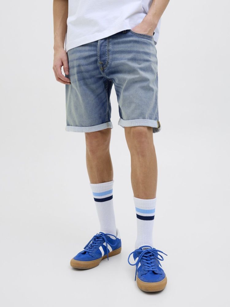 Jack & Jones Korte broek Blauw heren (RICK ICON SHORTS - 12269603.BLUEDENIM) - GL Sport (Sluis)