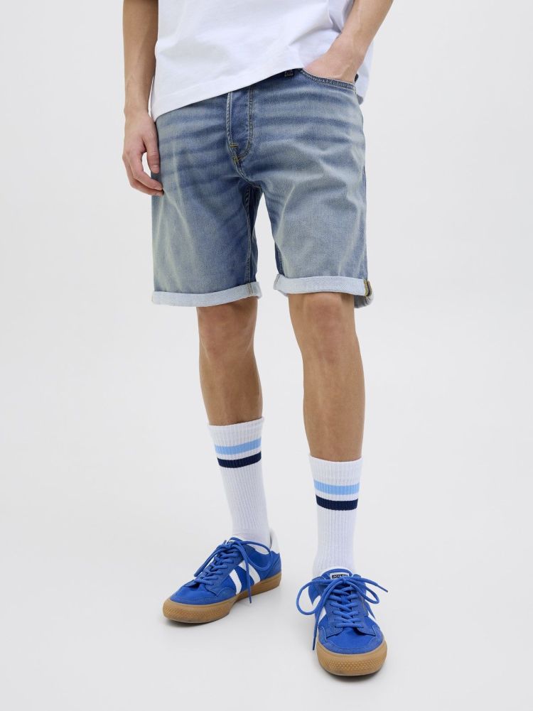 Jack & Jones Short Blauw heren (RICK ICON SHORTS - 12269603.BLUEDENIM) - GL Sport (Sluis)