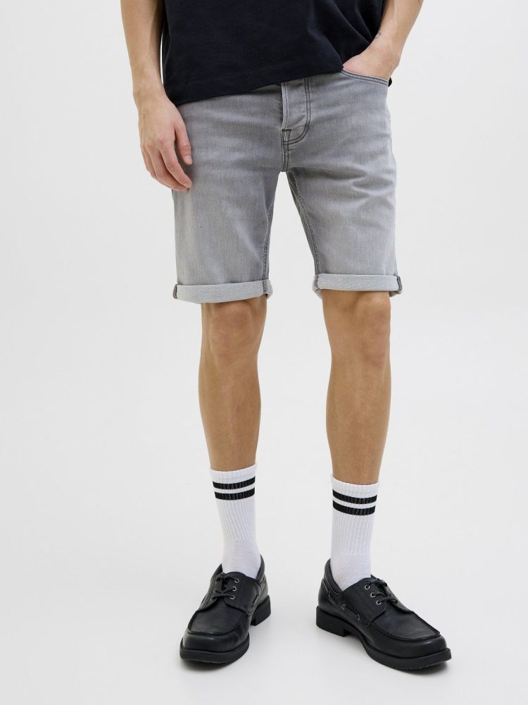 Jack & Jones Korte broek Grijs heren (RICK ICON SHORTS - 12269502.GREYDENIM) - GL Sport (Sluis)