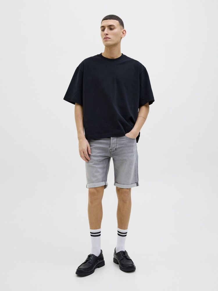 Jack & Jones Korte broek Grijs heren (RICK ICON SHORTS - 12269502.GREYDENIM) - GL Sport (Sluis)