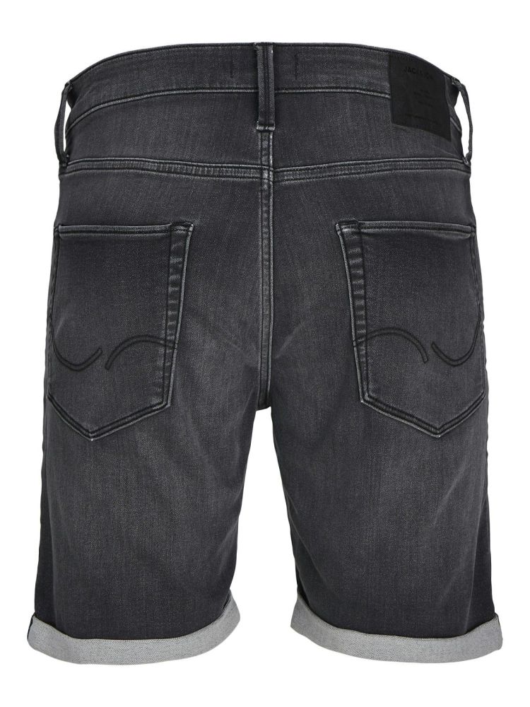 Jack & Jones Korte broek Zwart heren (RICK ICON SHORTS - 12269501.BLACKDENIM) - GL Sport (Sluis)