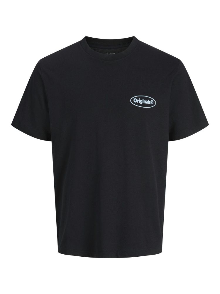 Jack & Jones T-shirt Zwart heren (RIVERA VINTAGE POSTER BACK TEE SS - 12295202.BLACK) - GL Sport (Sluis)