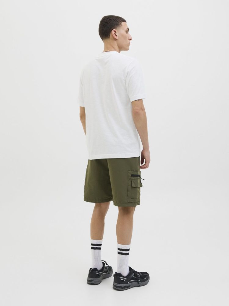 Jack & Jones T-shirt Wit heren (SAGO LOGO SLUB TEE SS CREW NECK - 12276524.BRIGHTWHITE) - GL Sport (Sluis)