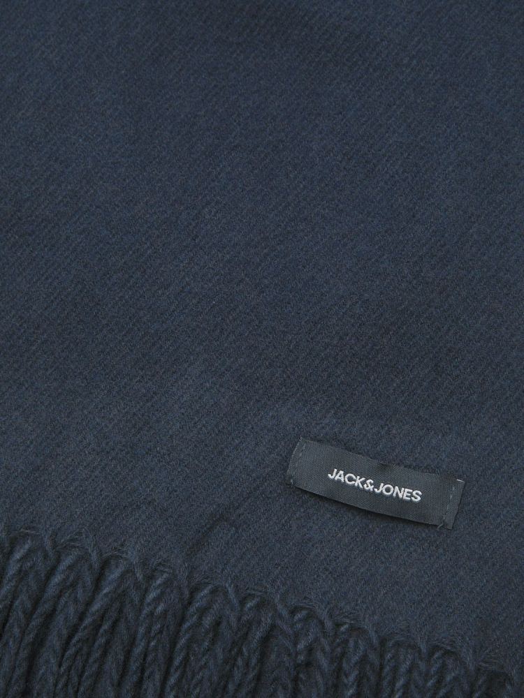 Jack & Jones Sjaal Blauw heren (SOLID WOVEN SCARF - 12140332.NAVBLAZ) - GL Sport (Sluis)