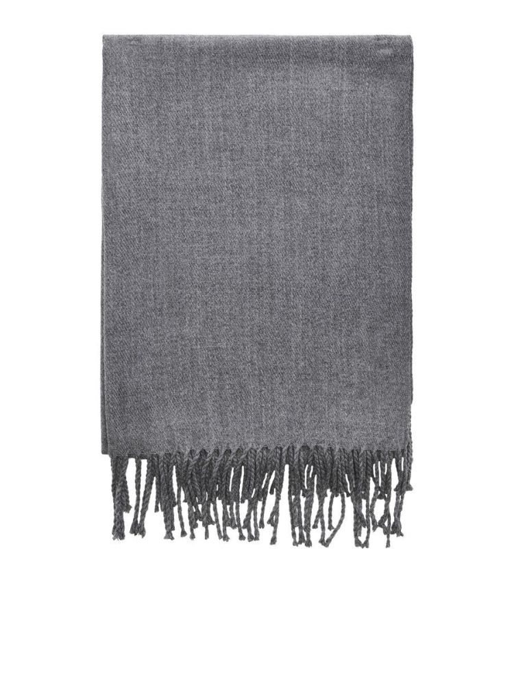 Jack & Jones Sjaal Grijs heren (SOLID WOVEN SCARF - 12140332.GREYMEL) - GL Sport (Sluis)