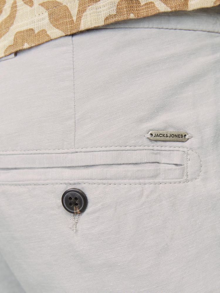 Jack & Jones Korte broek Beige heren (STACE SUMMER LINEN SHORT  - 12248627.CROCKERY) - GL Sport (Sluis)