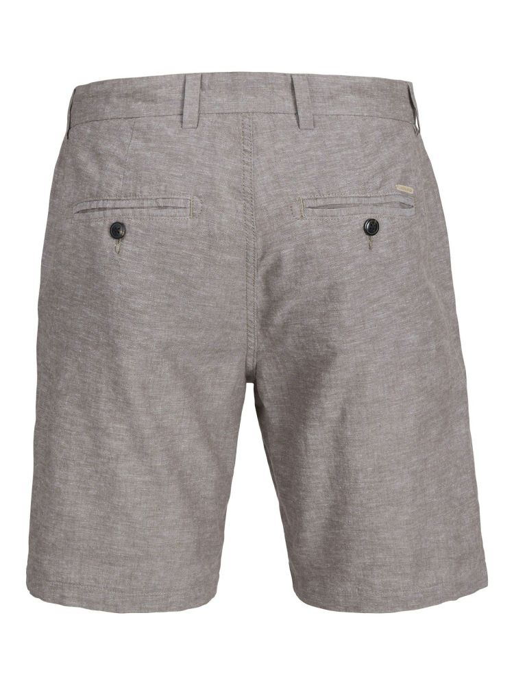 Jack & Jones Korte broek Grijs heren (STACE SUMMER LINEN SHORT  - 12248627.MOREL) - GL Sport (Sluis)