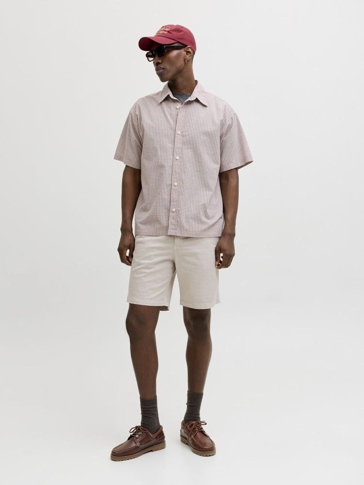 Jack & Jones Short Beige heren (STACE VANCE CHINO SHORTS - 12293005.PUMICESTONE) - GL Sport (Sluis)