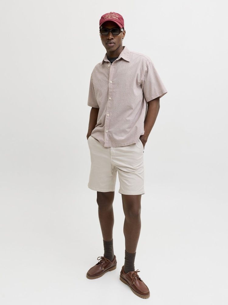 Jack & Jones Short Beige heren (STACE VANCE CHINO SHORTS - 12293005.PUMICESTONE) - GL Sport (Sluis)