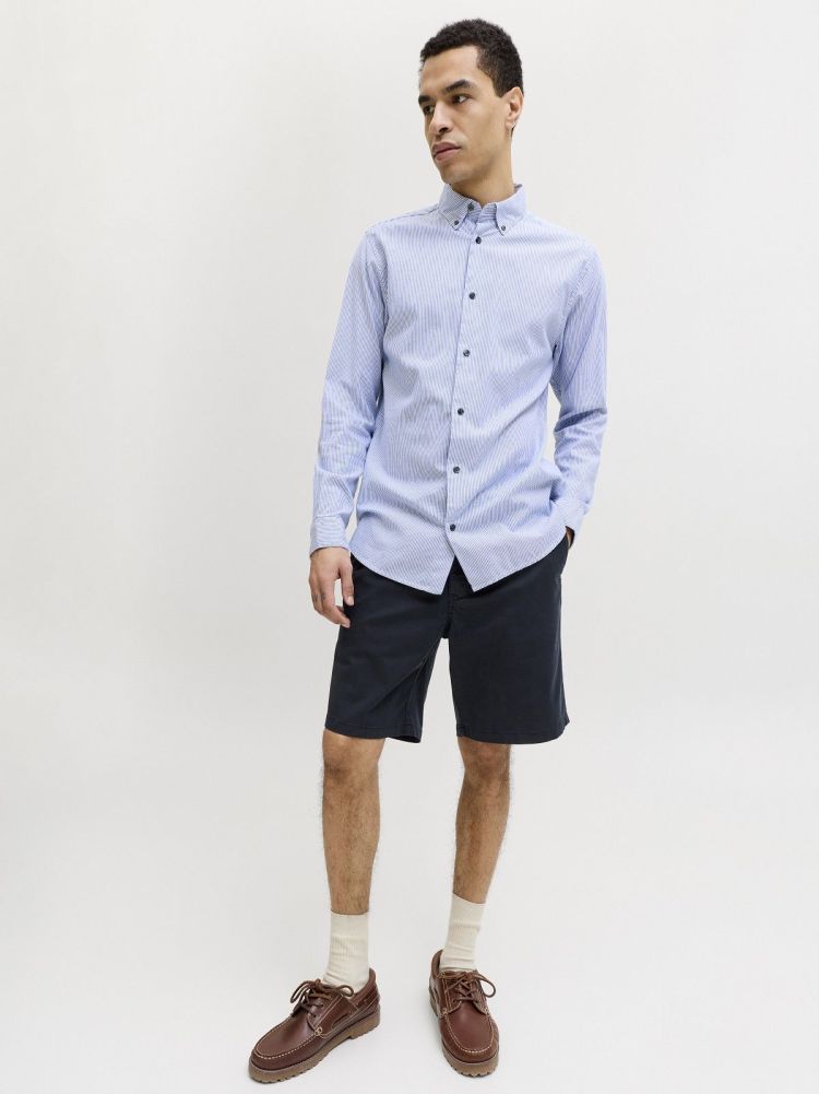 Jack & Jones Short Blauw heren (STACE VANCE CHINO SHORTS - 12293005.DARKNAVY) - GL Sport (Sluis)