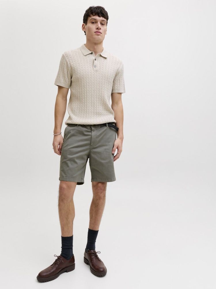 Jack & Jones Short Groen heren (STACE VANCE CHINO SHORTS - 12293005.AGAVEGREEN) - GL Sport (Sluis)