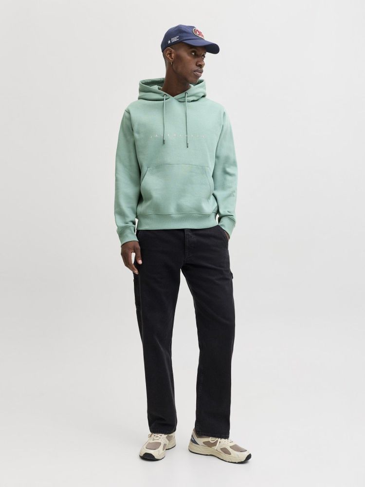 Jack & Jones Hoodie Blauw heren (STAR JJ SWEAT HOOD - 12233972.MINERALBLUE) - GL Sport (Sluis)