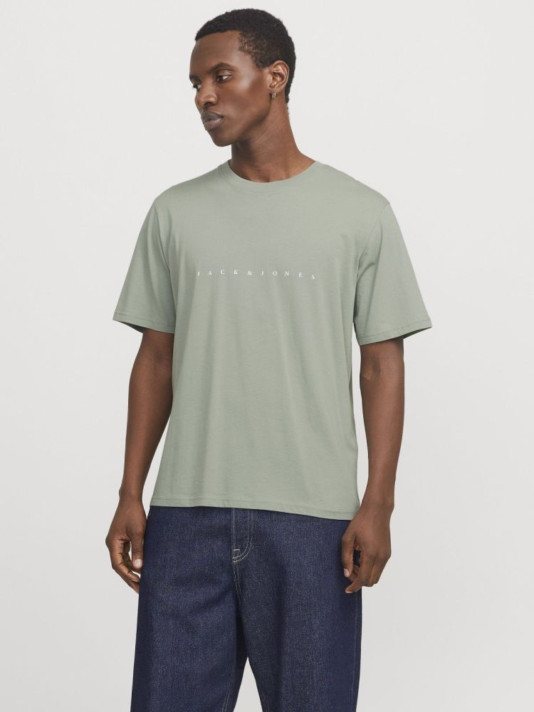 Jack & Jones T-shirt Groen heren (STAR JJ TEE SS - 12234746.ICEBERGGREEN) - GL Sport (Sluis)