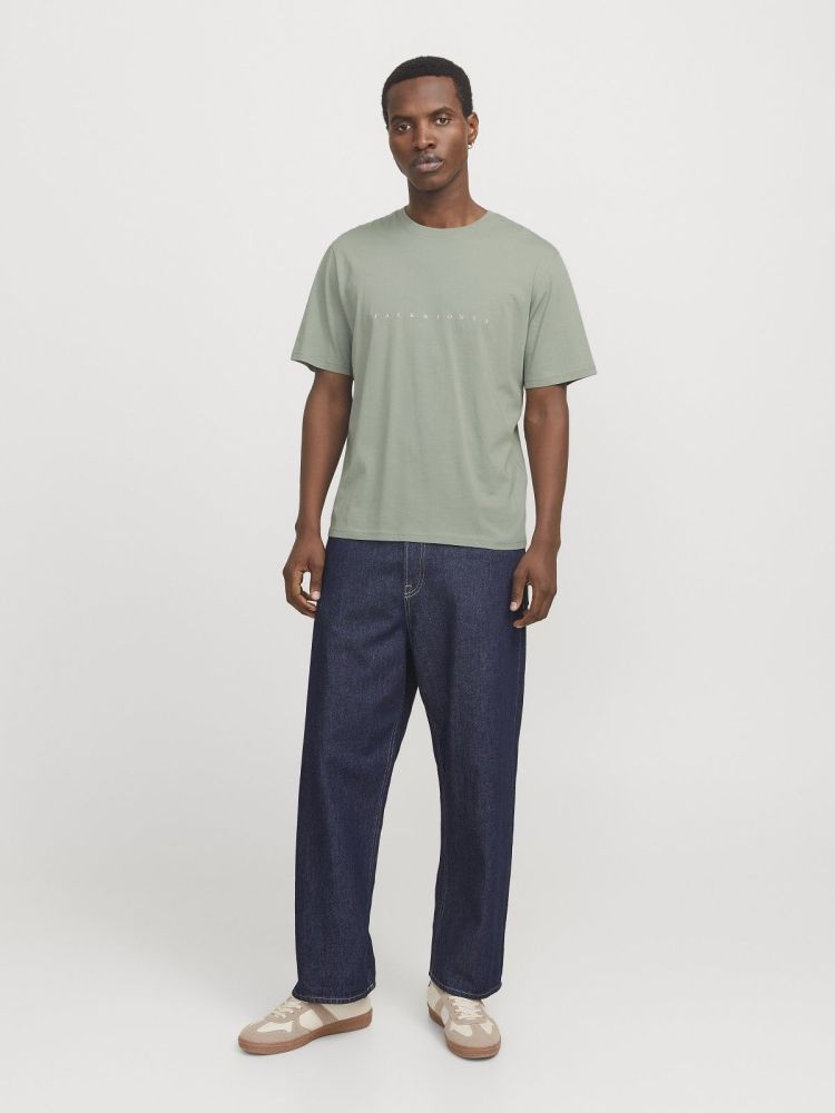 Jack & Jones T-shirt Groen heren (STAR JJ TEE SS - 12234746.ICEBERGGREEN) - GL Sport (Sluis)