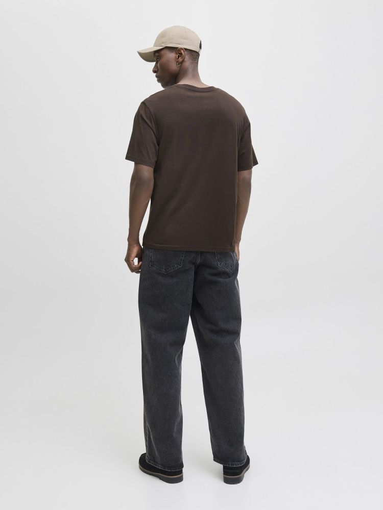 Jack & Jones T-shirt Bruin heren (STAR TEE SS  - 12234746.DELICIOSO) - GL Sport (Sluis)