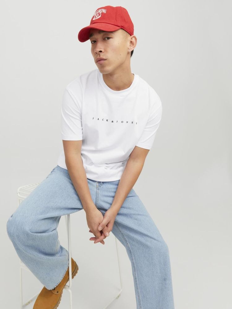 Jack & Jones T-shirt Wit heren (STAR TEE SS  - 12234746.WHITE) - GL Sport (Sluis)