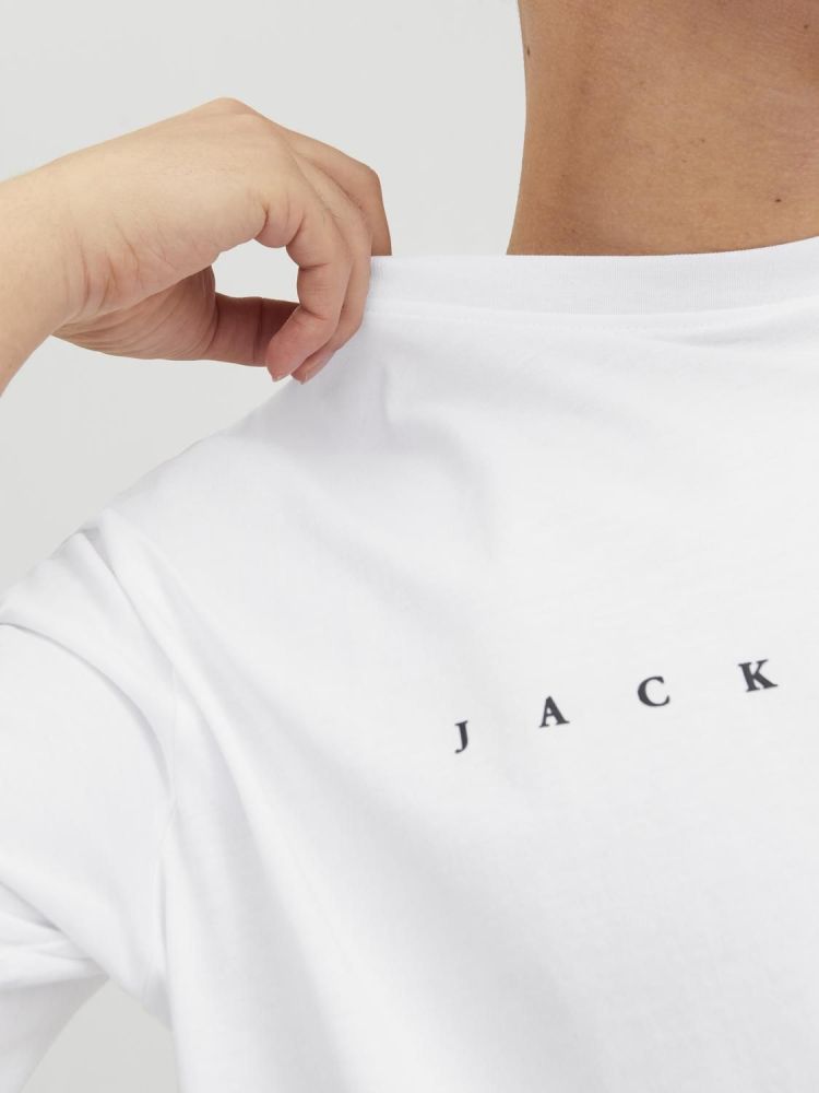 Jack & Jones T-shirt Wit heren (STAR TEE SS  - 12234746.WHITE) - GL Sport (Sluis)