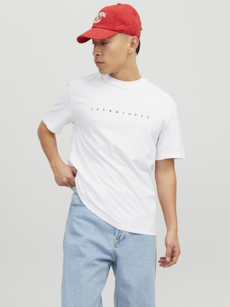 Jack & Jones T-shirt Wit heren (STAR TEE SS  - 12234746.WHITE) - GL Sport (Sluis)