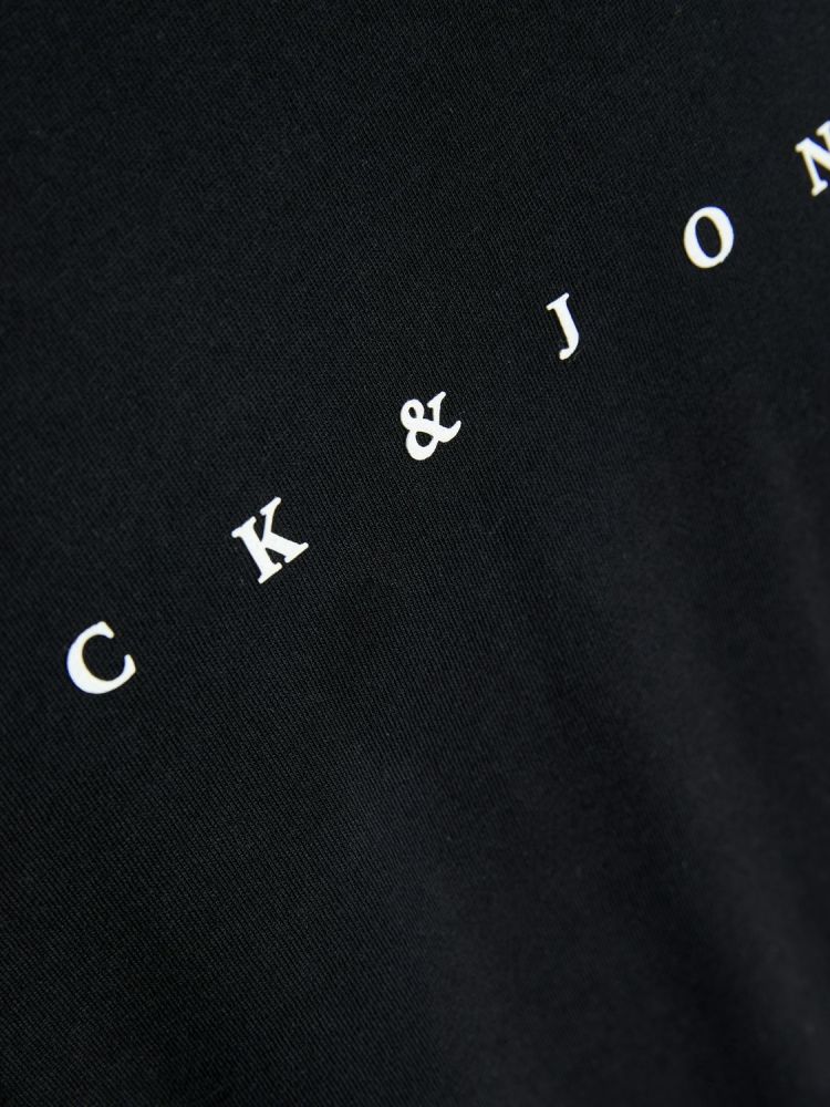 Jack & Jones T-shirt Zwart heren (STAR TEE SS  - 12234746.BLACK) - GL Sport (Sluis)