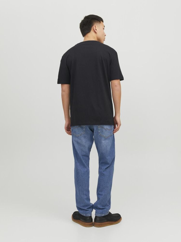 Jack & Jones T-shirt Zwart heren (STAR TEE SS  - 12234746.BLACK) - GL Sport (Sluis)