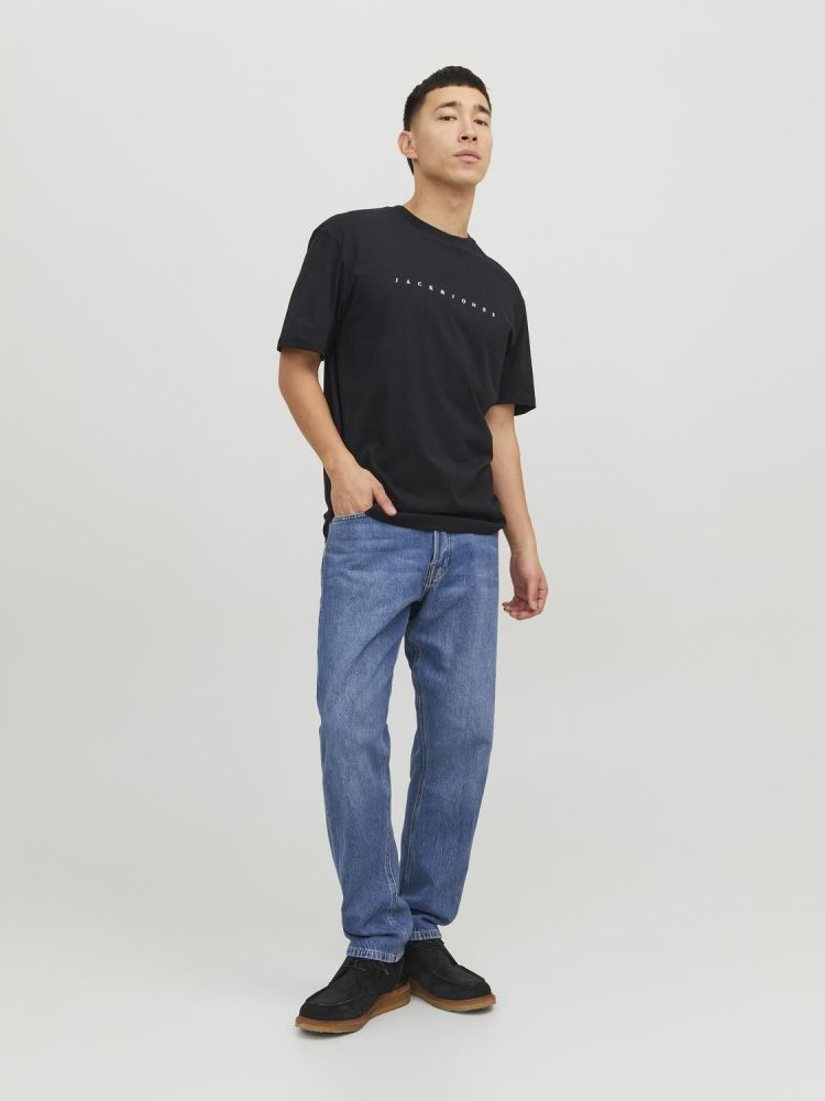Jack & Jones T-shirt Zwart heren (STAR TEE SS  - 12234746.BLACK) - GL Sport (Sluis)