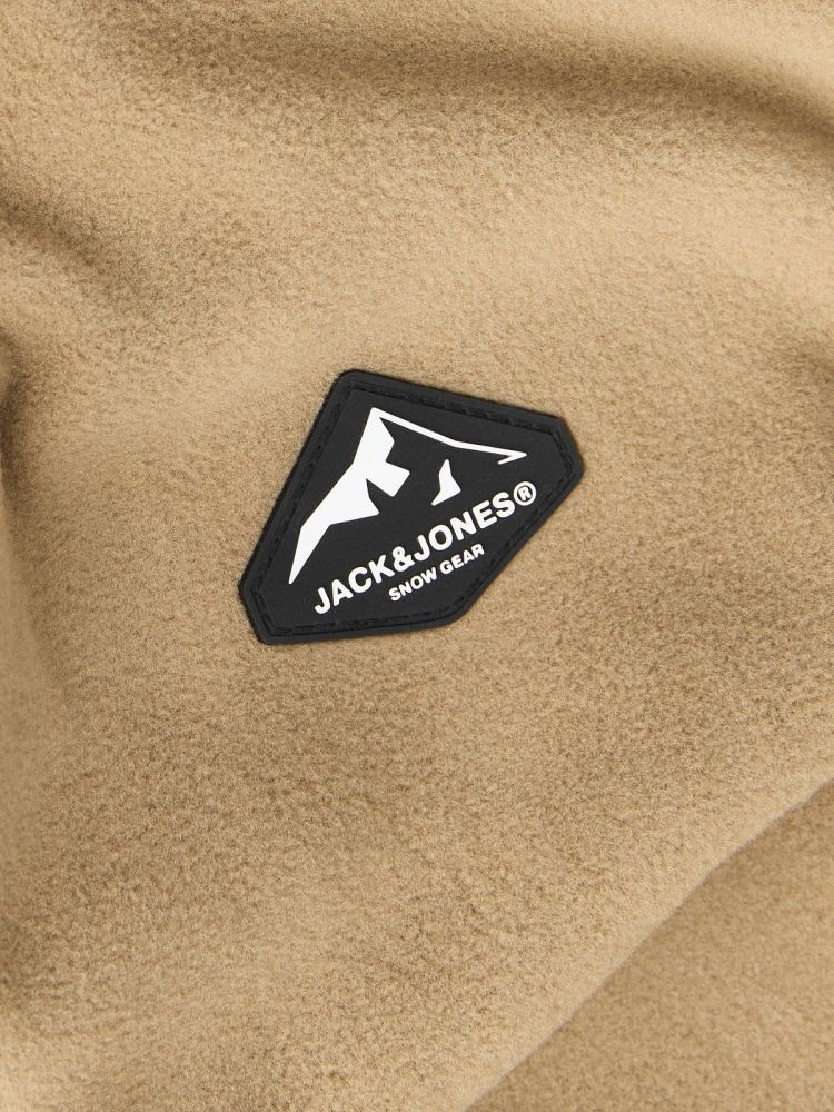Jack & Jones Skipully Bruin heren (TIGNES HIGH NECK HALF ZIP  - 12298298.OTTER) - GL Sport (Sluis)