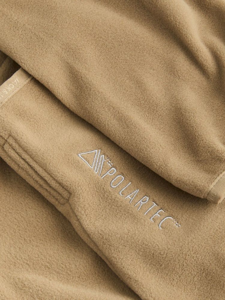 Jack & Jones Skipully Bruin heren (TIGNES HIGH NECK HALF ZIP  - 12298298.OTTER) - GL Sport (Sluis)