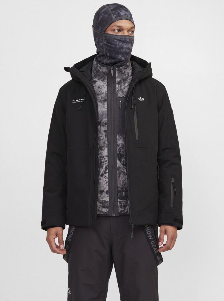Jack & Jones Ski-jas Zwart heren (TIGNES JACKET LN - 12299777.BLACK) - GL Sport (Sluis)
