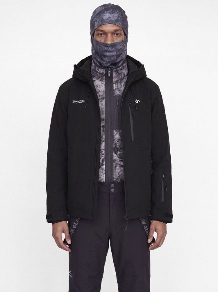 Jack & Jones Ski-jas Zwart heren (TIGNES JACKET LN - 12299777.BLACK) - GL Sport (Sluis)