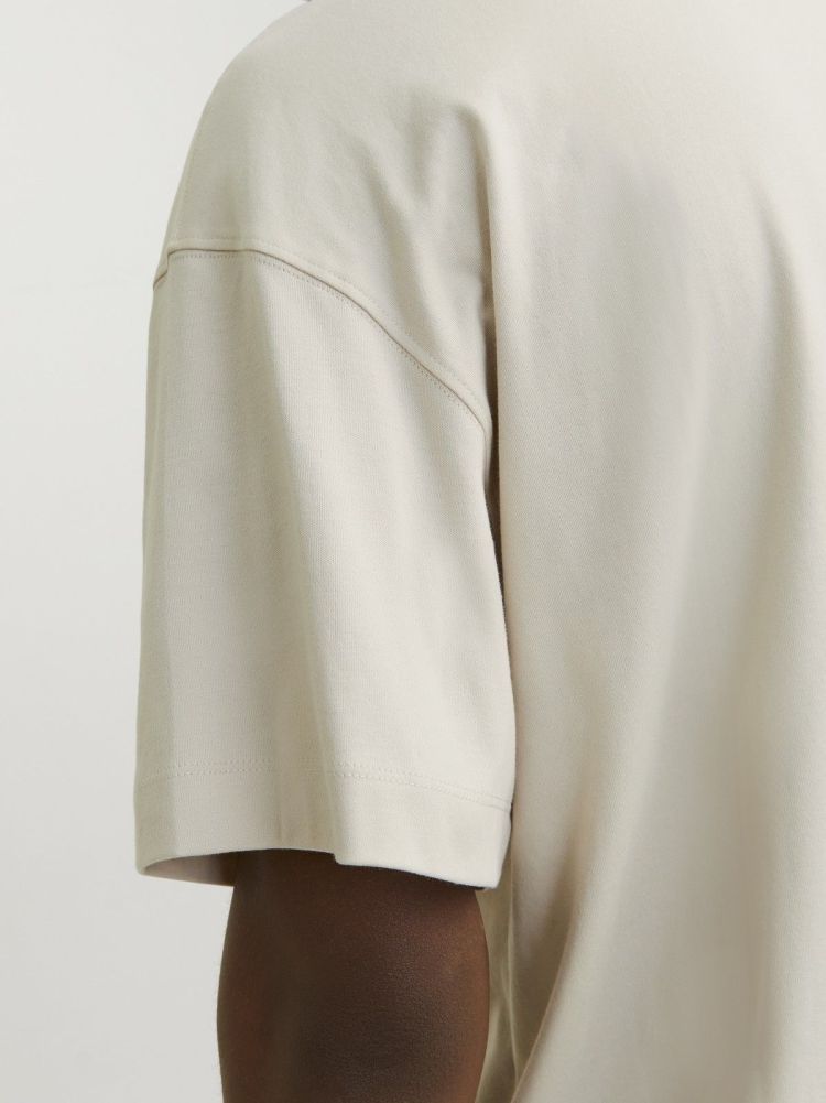 Jack & Jones T-shirt Beige heren (URBAN EDGE TEE SS O-NECK - 12254412.MOONBEAM) - GL Sport (Sluis)