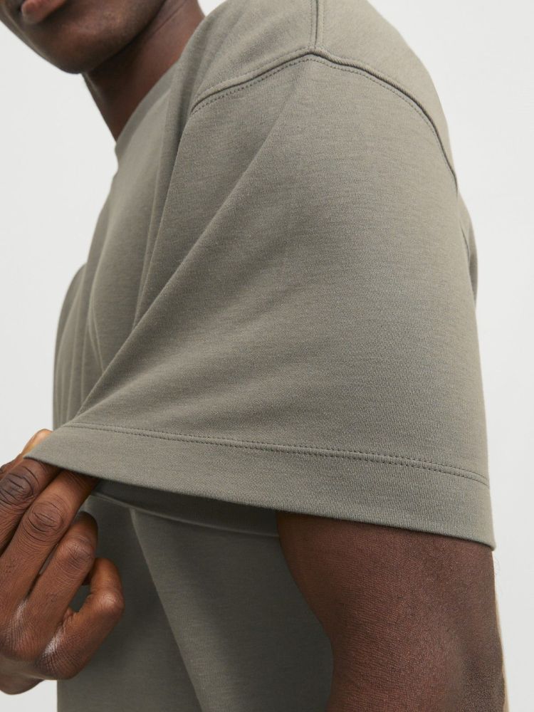 Jack & Jones T-shirt Groen heren (URBAN EDGE TEE SS O-NECK - 12254412.BUNGEECORD) - GL Sport (Sluis)