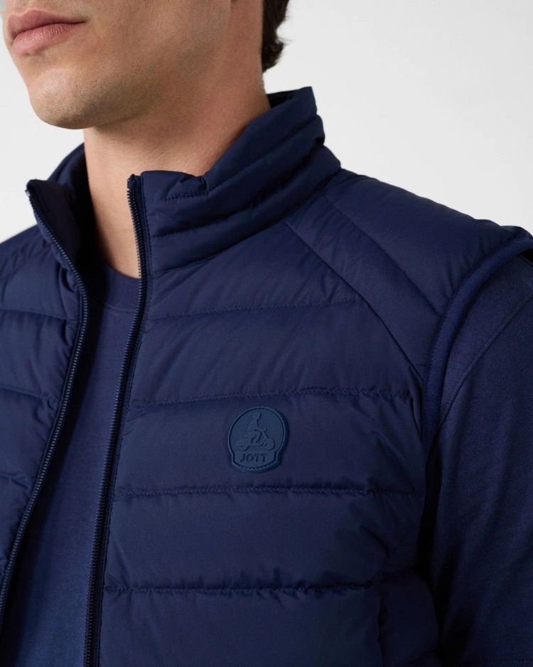 Jott Bodywarmer Blauw heren (ARAFO DOWN BODYWARMER - ARAFO.104) - GL Sport (Sluis)