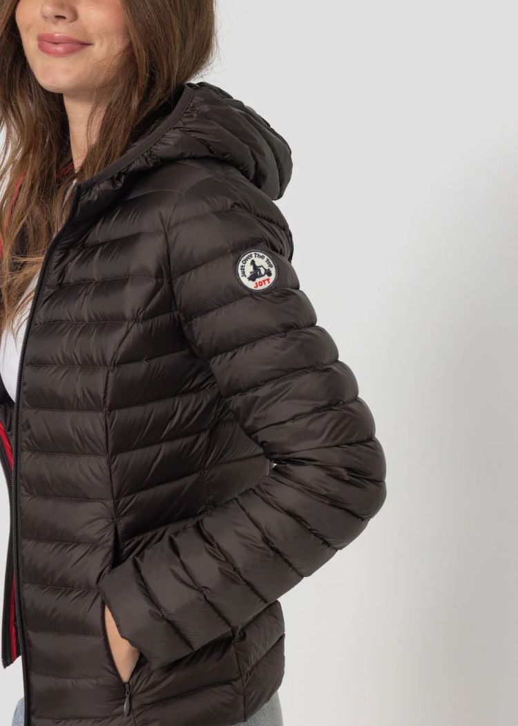 Jott Jas Bruin dames (CLOE DOWN JACKET - CLOE.80Q) - GL Sport (Sluis)