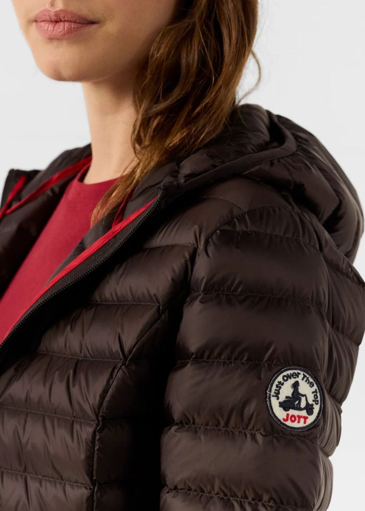 Jott Jas Bruin dames (CLOE DOWN JACKET - CLOE.80Q) - GL Sport (Sluis)