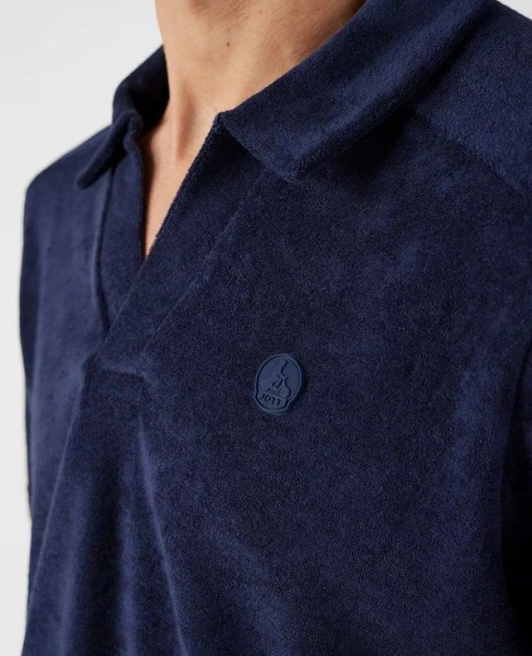 Jott Polo Blauw heren (JOSHUA BADSTOF POLO - JOSHUA.104) - GL Sport (Sluis)