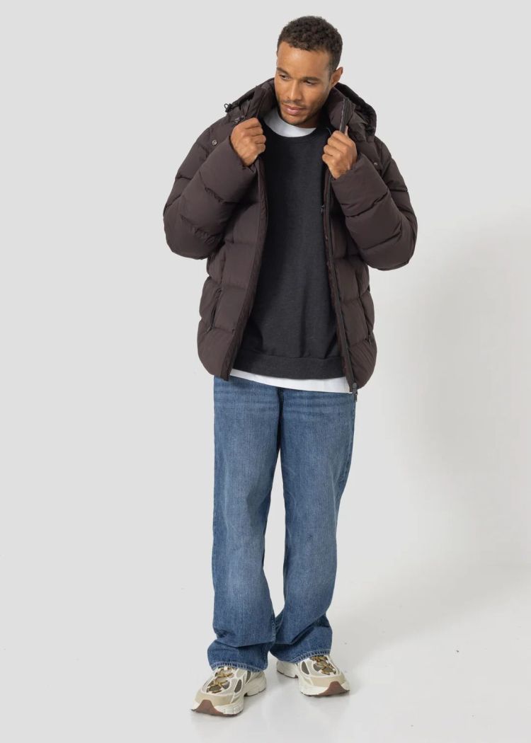 Jott Jas Bruin heren (RIVEN DOWN JACKET - RIVEN.80Q) - GL Sport (Sluis)