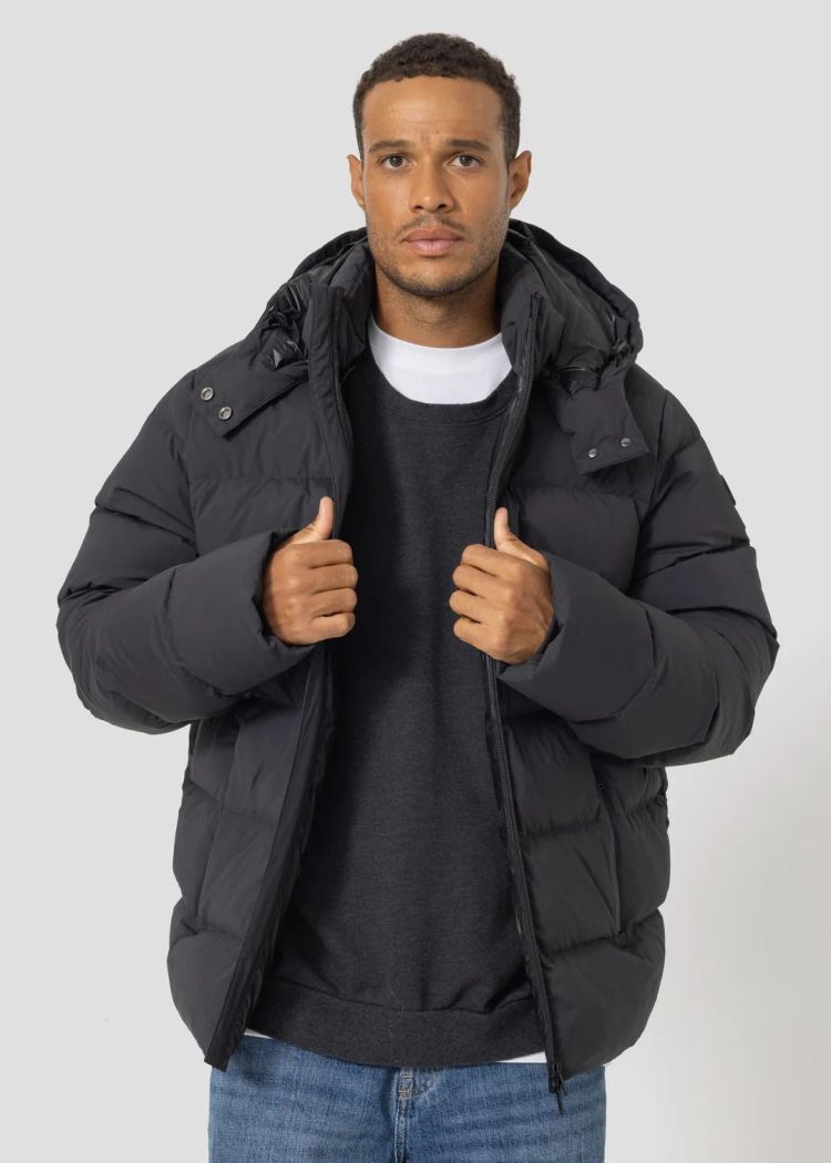 Jott Jas Zwart heren (RIVEN DOWN JACKET - RIVEN.999) - GL Sport (Sluis)
