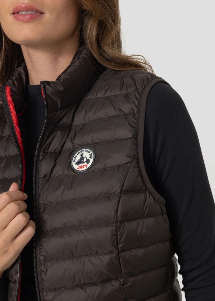 Jott Bodywarmer Bruin dames (SEDA DOWN BODYWARMER - SEDA.80Q) - GL Sport (Sluis)