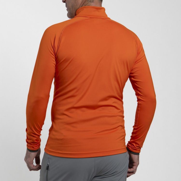 KJUS Skipully Oranje heren (MEN FEEL MIDLAYER HALF-ZIP  - K00060.04) - GL Sport (Sluis)