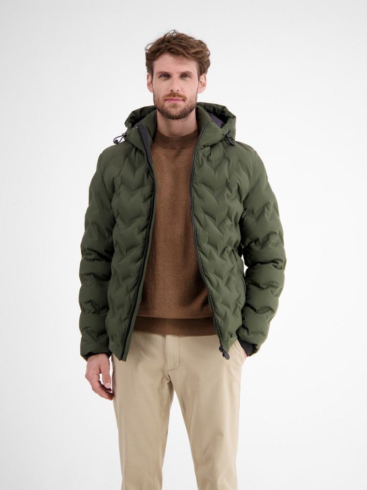 Lerros Jas Olijfgroen heren (BONDED BLOUSON - 2597014.683) - GL Sport (Sluis)