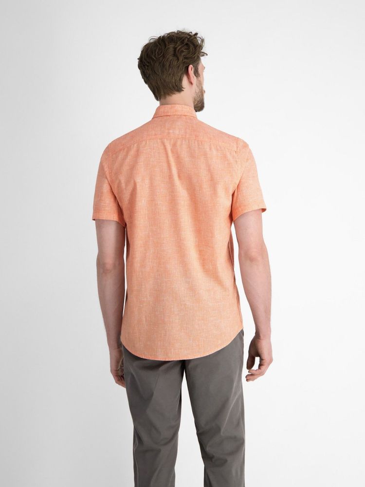 Lerros Overhemd Oranje heren (CBD FANCY FIL A FIL SHIRT - 2562440.918) - GL Sport (Sluis)