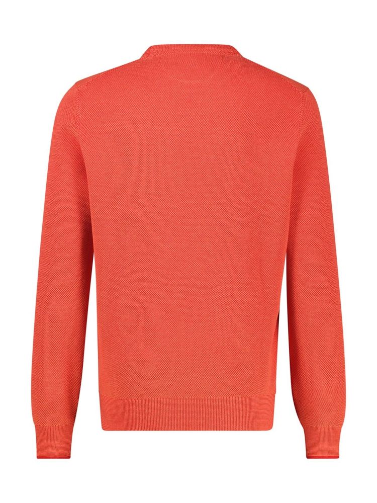 Lerros Pull Rood heren (CREWNECK 2-TONE - 25D5012.328) - GL Sport (Sluis)
