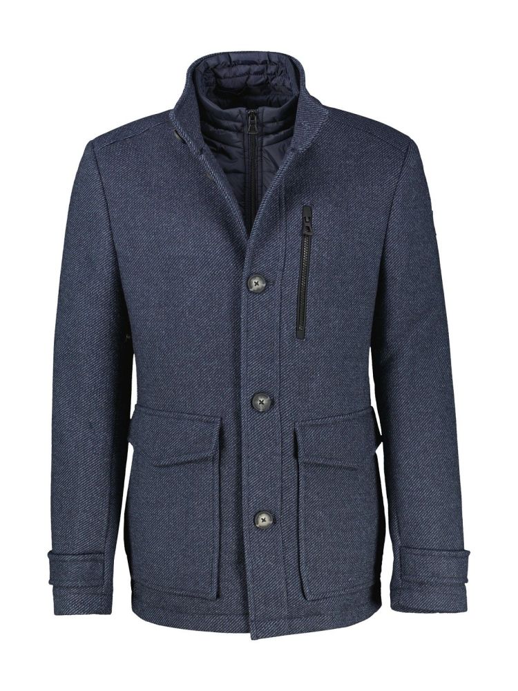 Lerros Mantel Blauw