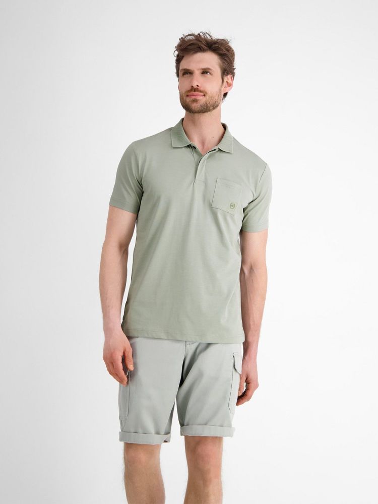 Lerros Polo Groen heren (POLO PERFORMANCE  - 2553249.485) - GL Sport (Sluis)