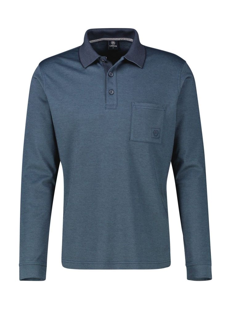 Lerros Polo Blauw